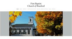 Desktop Screenshot of firstbaptistbranford.com